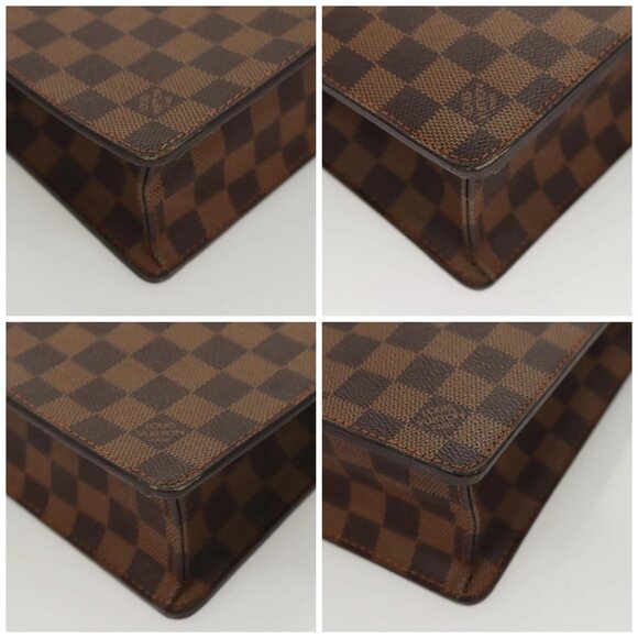 LOUIS VUITTON Damier Ebene Altona PM Briefcase N53315 LV Auth 121963 - Picture 16 of 16